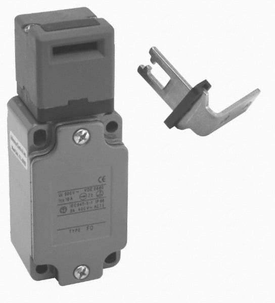 ACI - 10 Amp, 24-300 VDC, 250-600 VAC, 3 Pole Fused Safety Switch - 10 Amp, 24-300 VDC, 250-600 VAC, 2.2 Inch Wide x 1.44 Inch Deep x 5.31 Inch High, Nonmetallic, NO/2NC Contact Configuration - Americas Industrial Supply