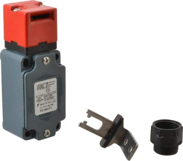 ACI - 10 Amp, 24-300 VDC, 250-600 VAC, 2 Pole Fused Safety Switch - 10 Amp, 24-300 VDC, 250-600 VAC, 1.57 Inch Wide x 1-1/2 Inch Deep x 4.29 Inch High, Nonmetallic, NO/NC Contact Configuration - Americas Industrial Supply