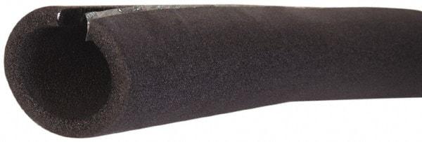 Made in USA - 1/2" Thick x 6' Long, Polyethylene Flexible Pipe Insulation - -160 to 200°F - Americas Industrial Supply