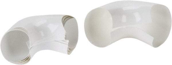 Made in USA - PVC 90° Elbow - Pipe Insulation Fitting - Americas Industrial Supply