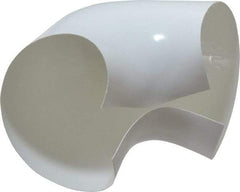 Made in USA - PVC 90° Elbow - Pipe Insulation Fitting - Americas Industrial Supply