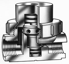 Simtech - 3/4" NPTF Air Operated Valve - 125 Max psi, PVC/EPDM Material - Americas Industrial Supply