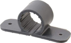 Oatey - 1/2" Pipe, Standard Pipe Clamp - Gray, Polypropylene - Americas Industrial Supply