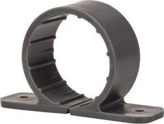 Oatey - 1-1/2" Pipe, Standard Pipe Clamp - Gray, Polypropylene - Americas Industrial Supply