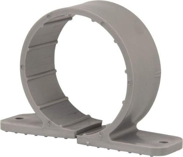 Oatey - 2" Pipe, Standard Pipe Clamp - Gray, Polypropylene - Americas Industrial Supply