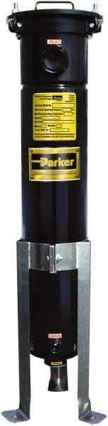 Parker - 2 Inch, Stainless Steel, Bag Filter Housing - FNPT End Connection, 80 GPM Max Flow - Americas Industrial Supply