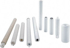 Parker - 2-1/2" OD, 10µ, Nylon String-Wound Cartridge Filter - 30" Long - Americas Industrial Supply