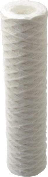 Parker - 2-1/2" OD, 1µ, Cotton String-Wound Cartridge Filter - 10" Long - Americas Industrial Supply