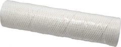 Parker - 2-1/2" OD, 10µ, Cotton String-Wound Cartridge Filter - 10" Long - Americas Industrial Supply