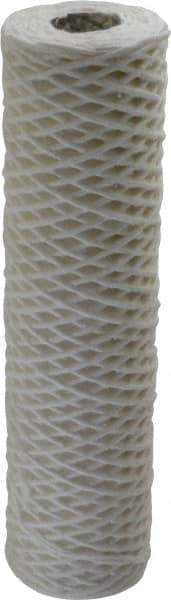 Parker - 2-1/2" OD, 50µ, Cotton String-Wound Cartridge Filter - 10" Long - Americas Industrial Supply