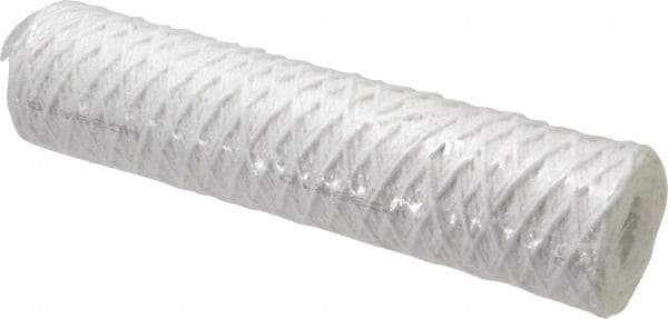 Parker - 2-1/2" OD, 1µ, Acetate Cotton String-Wound Cartridge Filter - 10" Long - Americas Industrial Supply