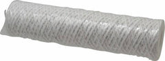 Parker - 2-1/2" OD, 5µ, Acetate Cotton String-Wound Cartridge Filter - 10" Long - Americas Industrial Supply