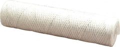 Parker - 2-1/2" OD, 10µ, Acetate Cotton String-Wound Cartridge Filter - 10" Long - Americas Industrial Supply