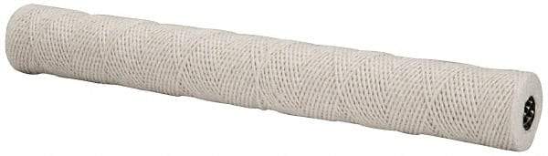 Parker - 2-1/2" OD, 10µ, Acetate Cotton String-Wound Cartridge Filter - 20" Long - Americas Industrial Supply