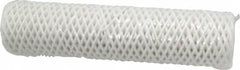 Parker - 2-1/2" OD, 50µ, Acetate Cotton String-Wound Cartridge Filter - 10" Long - Americas Industrial Supply