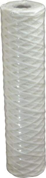 Parker - 2-1/2" OD, 1µ, Cotton String-Wound Cartridge Filter - 10" Long - Americas Industrial Supply