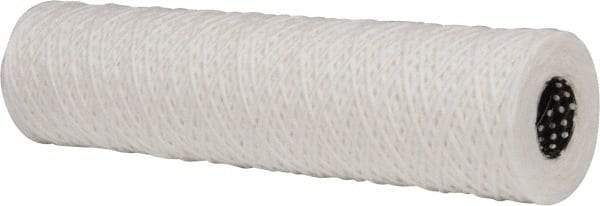 Parker - 2-1/2" OD, 5µ, Cotton String-Wound Cartridge Filter - 10" Long - Americas Industrial Supply