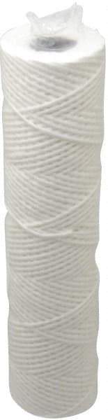 Parker - 2-1/2" OD, 10µ, Cotton String-Wound Cartridge Filter - 10" Long - Americas Industrial Supply