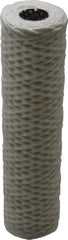 Parker - 2-1/2" OD, 50µ, Cotton String-Wound Cartridge Filter - 10" Long - Americas Industrial Supply