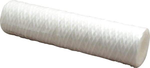 Parker - 2-1/2" OD, 5µ, Polypropylene Cotton String-Wound Cartridge Filter - 10" Long - Americas Industrial Supply