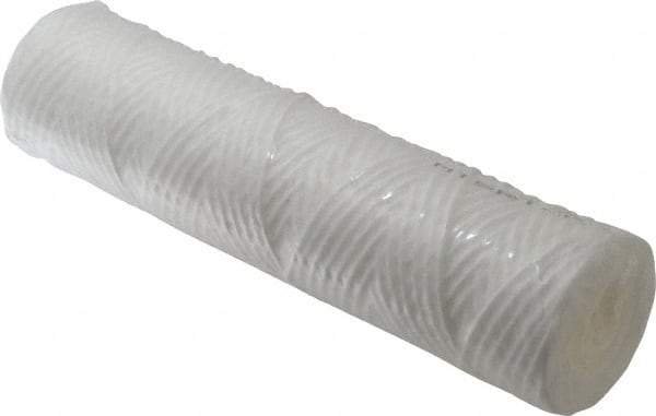 Parker - 2-1/2" OD, 25µ, Polypropylene Cotton String-Wound Cartridge Filter - 10" Long - Americas Industrial Supply