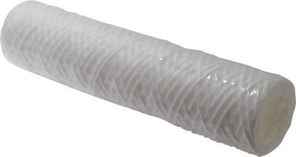 Parker - 2-1/2" OD, 50µ, Polypropylene Cotton String-Wound Cartridge Filter - 10" Long - Americas Industrial Supply