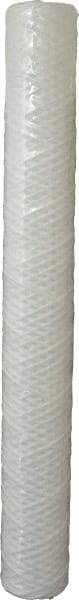 Parker - 2-1/2" OD, 50µ, Polypropylene Cotton String-Wound Cartridge Filter - 20" Long - Americas Industrial Supply