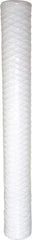 Parker - 2-1/2" OD, 1µ, Polypropylene Cotton String-Wound Cartridge Filter - 20" Long - Americas Industrial Supply