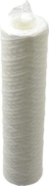 Parker - 2-1/2" OD, 5µ, Polypropylene Cotton String-Wound Cartridge Filter - 10" Long - Americas Industrial Supply