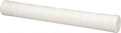 Parker - 2-1/2" OD, 10µ, Polypropylene Cotton String-Wound Cartridge Filter - 20" Long - Americas Industrial Supply