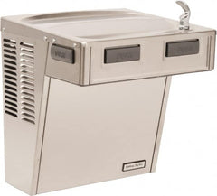 8 GPH Cooling Capacity Barrier Free Wall Mounted Water Cooler & Fountain In-Wall, 370 Watts, 0.2 hp, Stainless Steel