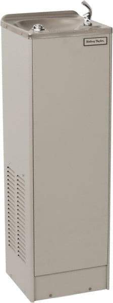 Halsey Taylor - 2.8 GPH Cooling Capacity Compact Floor Standing Water Cooler & Fountain - Vinyl Cabinet, 230 Watts, 2.5 Full Load Amperage, 0.16 hp - Americas Industrial Supply