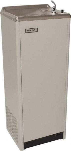 Halsey Taylor - 13.5 GPH Cooling Capacity Deluxe Floor Standing Water Cooler & Fountain - Vinyl Cabinet, 690 Watts, 7.5 Full Load Amperage, 0.2 hp - Americas Industrial Supply