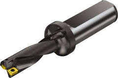 Sandvik Coromant - 1.6" Max Drill Depth, 3xD, 1/2" Diam, Indexable Insert Drill - 2 Inserts, 3/4" Shank Diam, Straight Shank - Americas Industrial Supply