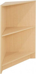 ECONOCO - 1 Shelf, Closed Shelving Corner Block - 20 Inch Wide x 20 Inch Deep x 38 Inch High, Maple - Americas Industrial Supply