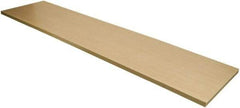 ECONOCO - Open Shelving Accessory/Component - Melamine Finish, 48" Long, Use with Slatwall, Gridwall or Slotted Standard Brackets - Americas Industrial Supply