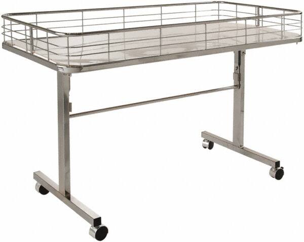 ECONOCO - 23-1/2" Wide x 31" High x 4-5/8" Deep, Folding Dump Table - Americas Industrial Supply
