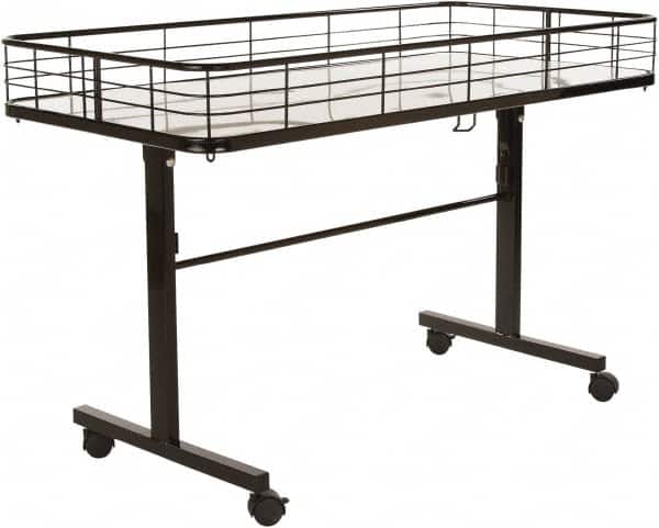 ECONOCO - 23-1/2" Wide x 31" High x 4-5/8" Deep, Folding Dump Table - Americas Industrial Supply
