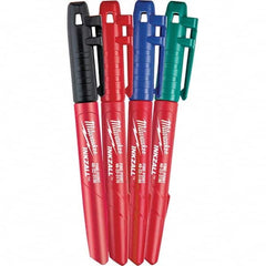 Milwaukee Tool - Markers & Paintsticks Type: Clog Resistant Color: Multi-Color - Americas Industrial Supply