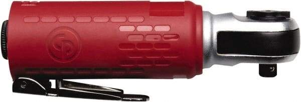 Chicago Pneumatic - 1/4" Drive, 270 RPM, 27 Ft/Lb Torque Ratchet Wrench - Inline Handle, 12 CFM, 90 psi, 1/4" NPT Inlet - Americas Industrial Supply