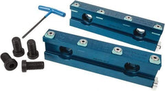 Kurt - 1.075" Jaw Width, Quick Change Jaw System, Vise Jaw Set - Aluminum Alloy, Bolt On, Soft Jaws - Americas Industrial Supply