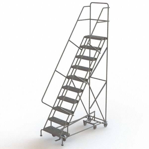 TRI-ARC - Rolling & Wall Mounted Ladders & Platforms Type: All-Directional Ladder Style: Rolling Safety Ladder - Americas Industrial Supply