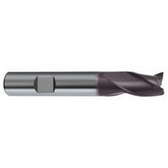 12mm Dia. x 73mm Overall Length 3-Flute Square End Solid Carbide SE End Mill-Weldon Shank-Center Cut-Firex - Americas Industrial Supply