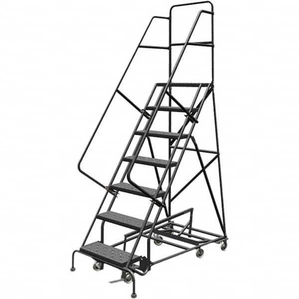 TRI-ARC - Rolling & Wall Mounted Ladders & Platforms Type: All-Directional Ladder Style: Rolling Safety Ladder - Americas Industrial Supply