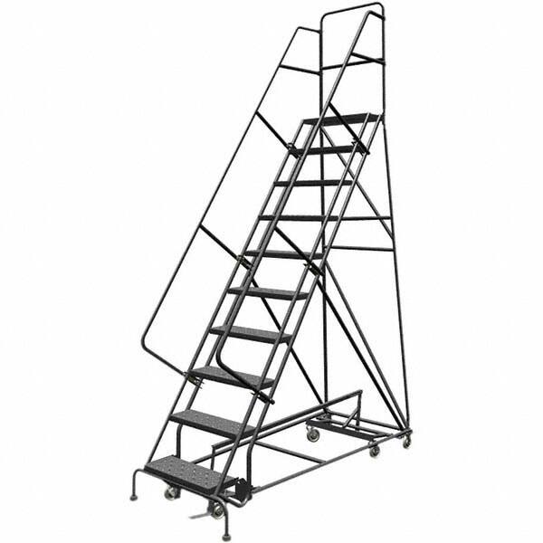 TRI-ARC - Rolling & Wall Mounted Ladders & Platforms Type: All-Directional Ladder Style: Rolling Safety Ladder - Americas Industrial Supply