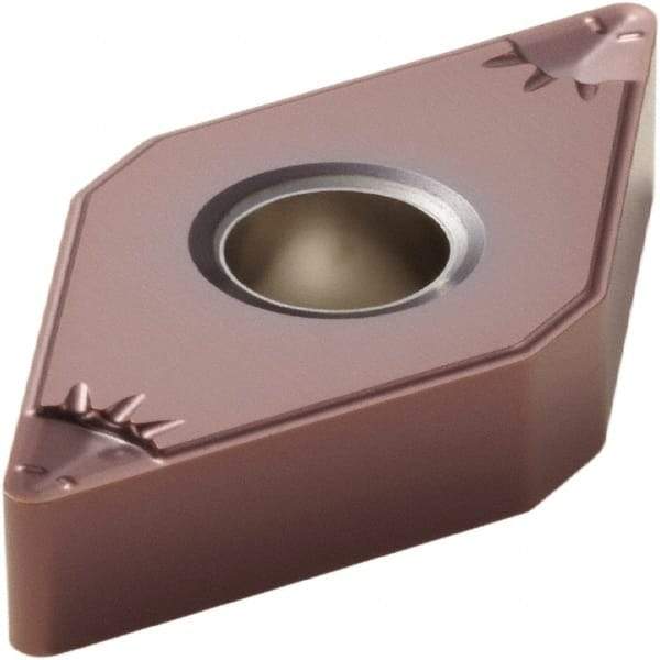 Seco - DNMG432 MF5 Grade TH1000 Carbide Turning Insert - TiAlSiN Finish, 55° Diamond, 1/2" Inscr Circle, 3/16" Thick, 1/32" Corner Radius - Americas Industrial Supply
