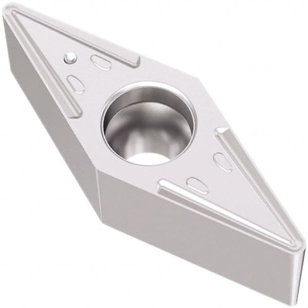 Seco - VBMT333 M3 Grade TP1501 Carbide Turning Insert - Al2O3 Finish, 35° Diamond, 3/8" Inscr Circle, 3/16" Thick, 3/64" Corner Radius - Americas Industrial Supply