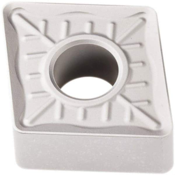 Seco - CNMM646 W-R7 Grade TP1501 Carbide Turning Insert - Al2O3 Finish, 80° Diamond, 3/4" Inscr Circle, 1/4" Thick, 3/32" Corner Radius - Americas Industrial Supply