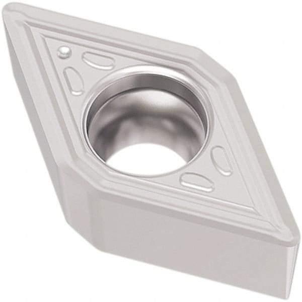 Seco - DCMT21.52 M3 Grade TP1501 Carbide Turning Insert - Al2O3 Finish, 55° Diamond, 1/4" Inscr Circle, 3/32" Thick, 1/32" Corner Radius - Americas Industrial Supply