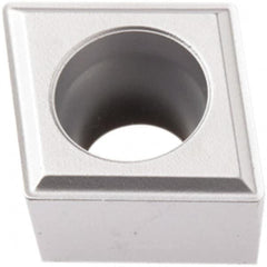 Seco - CCMT21.51 FF1 Grade TP2501 Carbide Turning Insert - Al2O3 Finish, 80° Diamond, 1/4" Inscr Circle, 3/32" Thick, 1/64" Corner Radius - Americas Industrial Supply